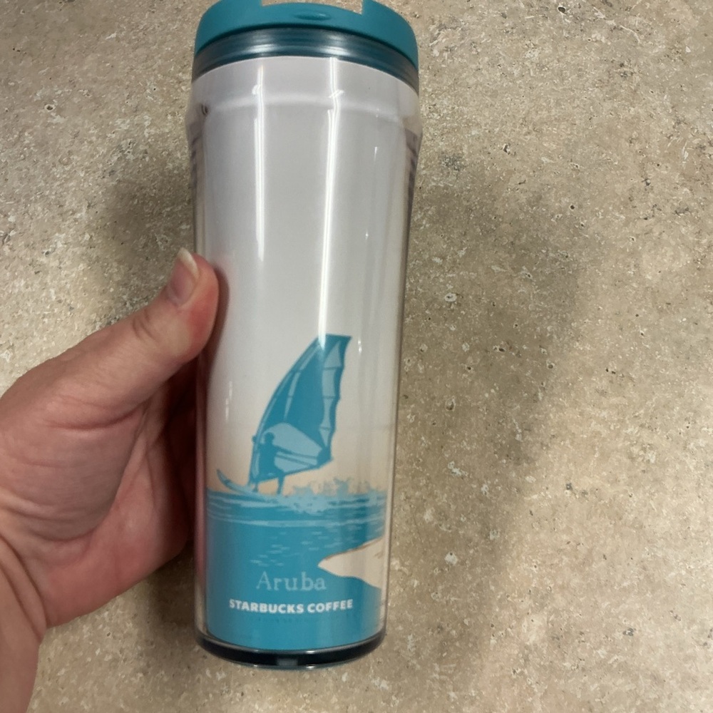 Starbucks 12 oz tumbler Aruba Travel Cup Collector - Picture 2 of 6